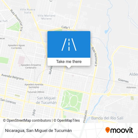 Nicaragua map