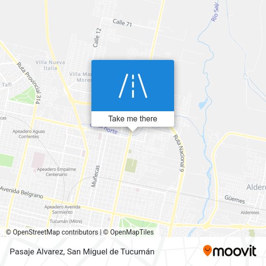 Pasaje Alvarez map