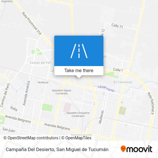 Mapa de Campaña Del Desierto