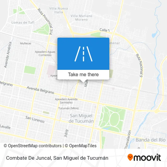 Combate De Juncal map
