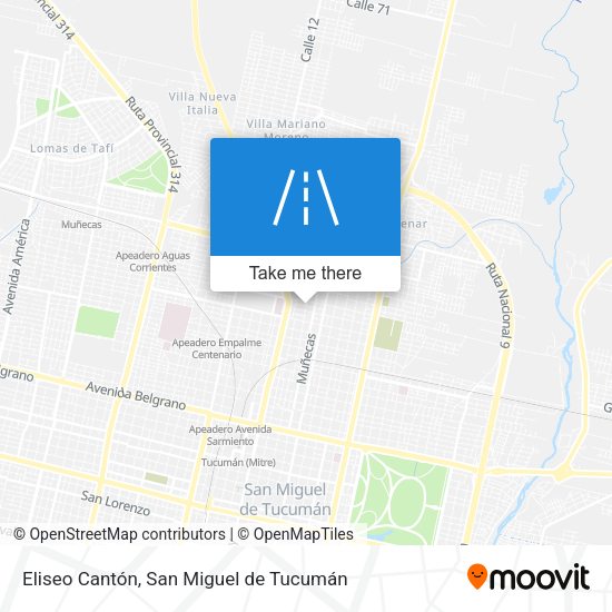 Eliseo Cantón map