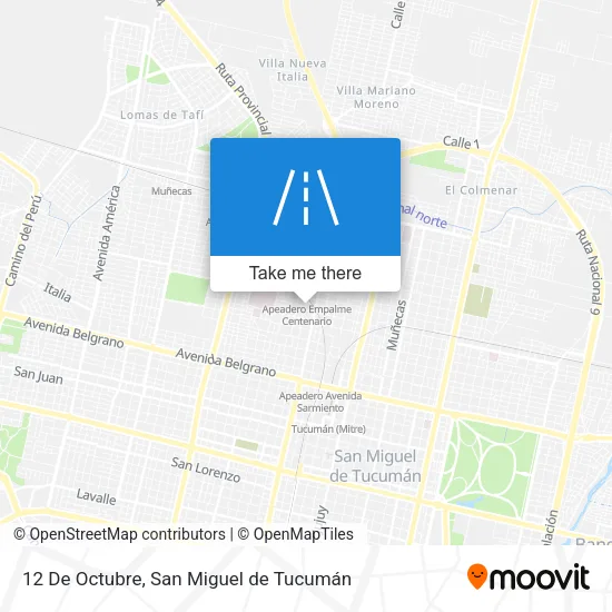 Mapa de 12 De Octubre