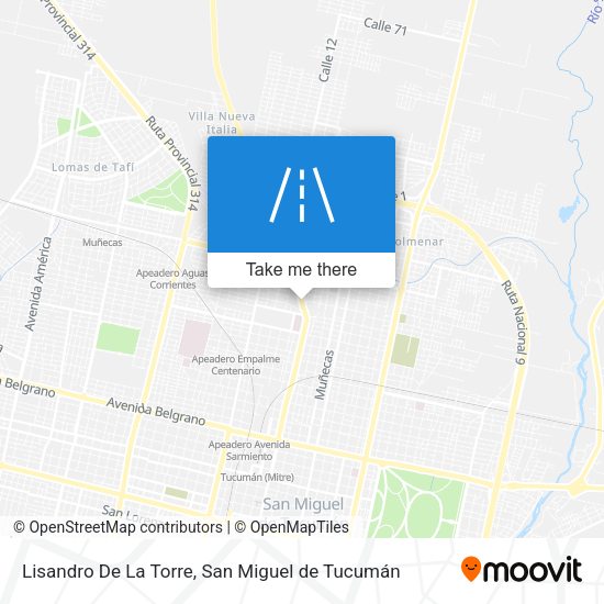 Lisandro De La Torre map