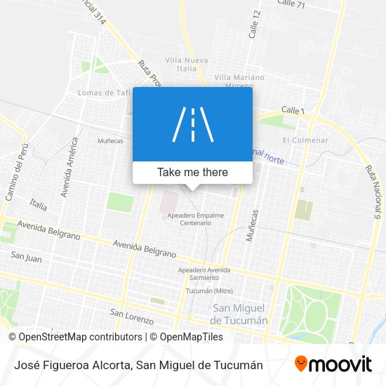 Mapa de José Figueroa Alcorta
