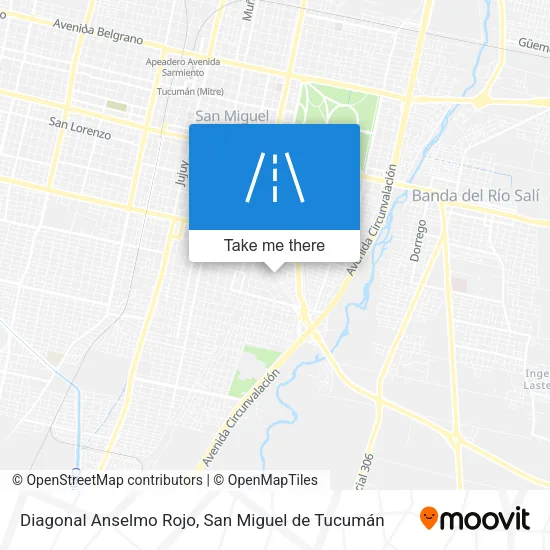 Diagonal Anselmo Rojo map