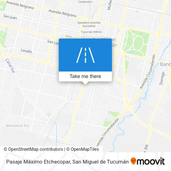 Pasaje Máximo Etchecopar map