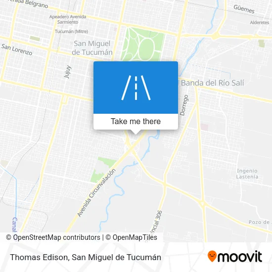 Mapa de Thomas Edison