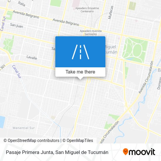 Mapa de Pasaje Primera Junta