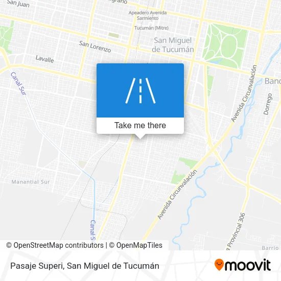 Mapa de Pasaje Superi