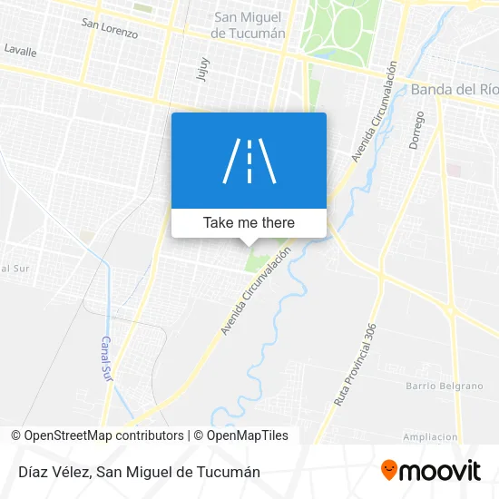 Mapa de Díaz Vélez