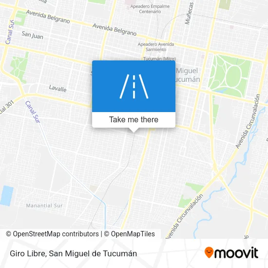 Mapa de Giro Libre