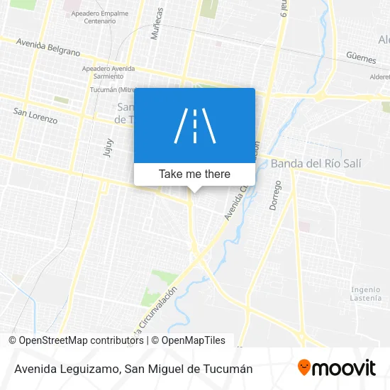 Mapa de Avenida Leguizamo