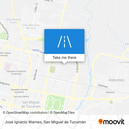 Mapa de José Ignacio Warnes
