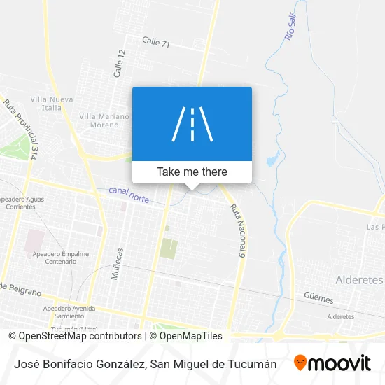 Mapa de José Bonifacio González