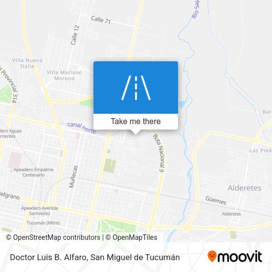 Mapa de Doctor Luis B. Alfaro