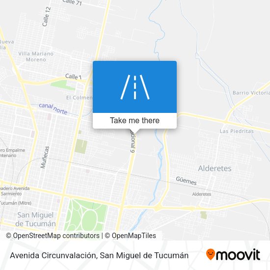 Avenida Circunvalación map