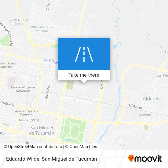 Mapa de Eduardo Wilde