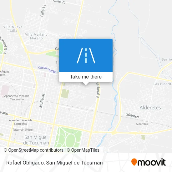 Mapa de Rafael Obligado