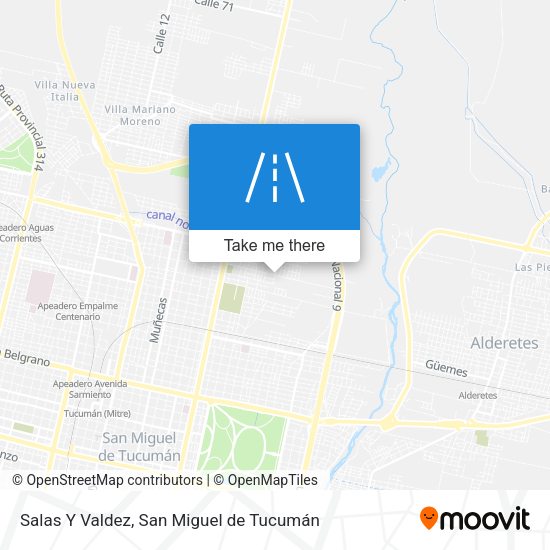 Mapa de Salas Y Valdez