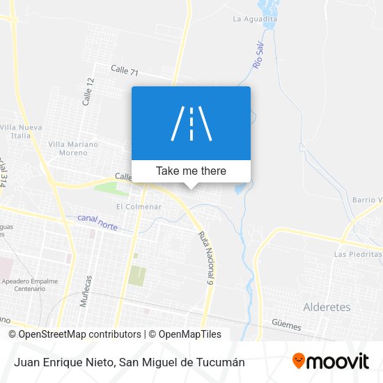 Juan Enrique Nieto map
