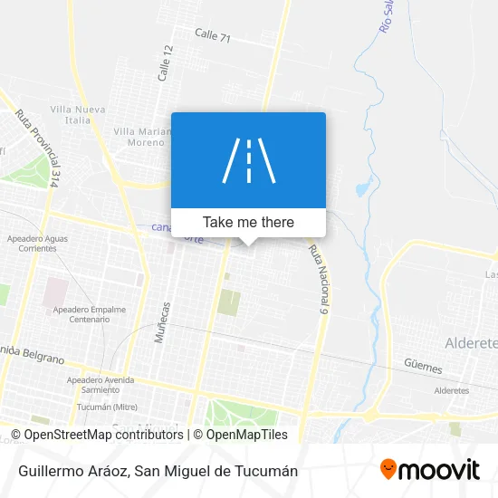 Mapa de Guillermo Aráoz