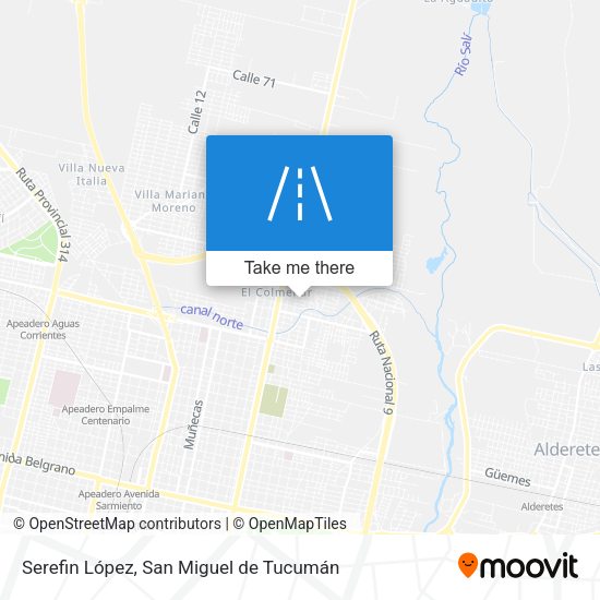 Serefin López map