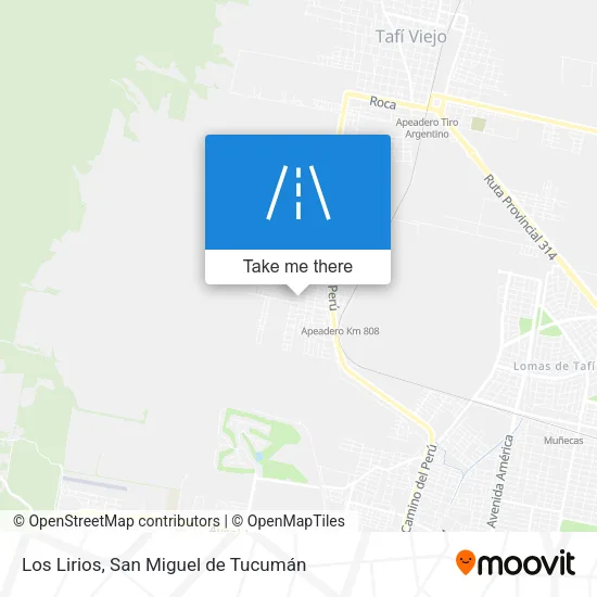 Mapa de Los Lirios