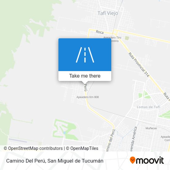 Camino Del Perú map