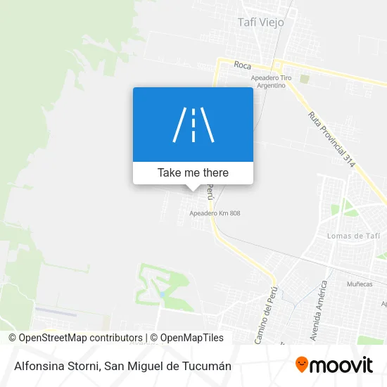 Alfonsina Storni map
