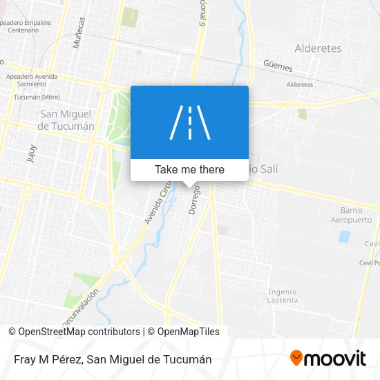 Mapa de Fray M Pérez
