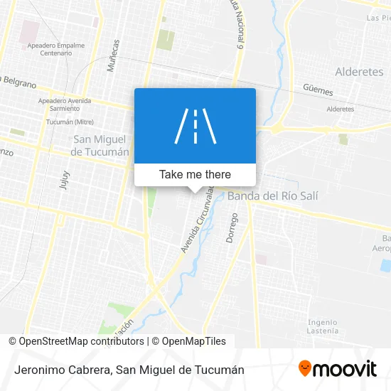Mapa de Jeronimo Cabrera