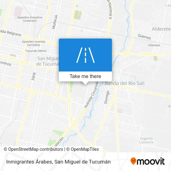 Mapa de Inmigrantes Árabes