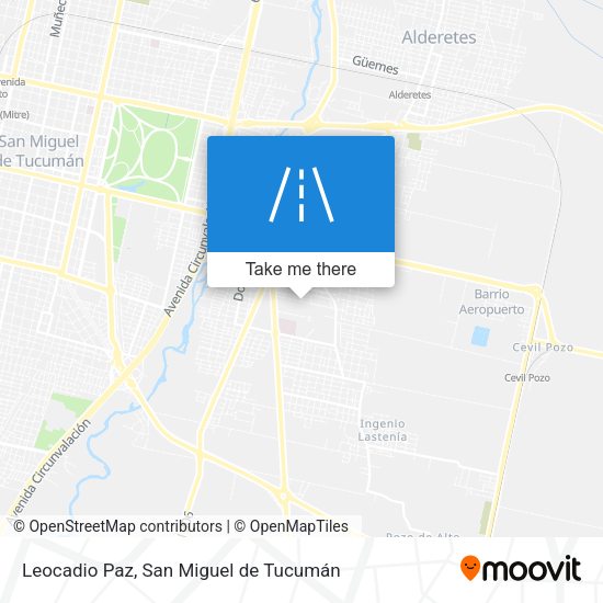Leocadio Paz map