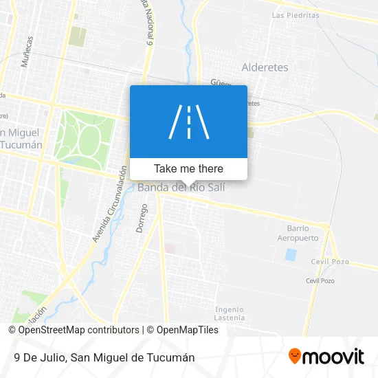 Mapa de 9 De Julio