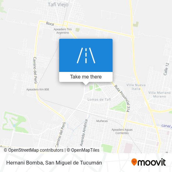 Mapa de Hernani Bomba