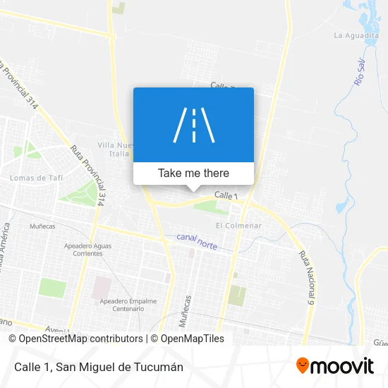 Mapa de Calle 1