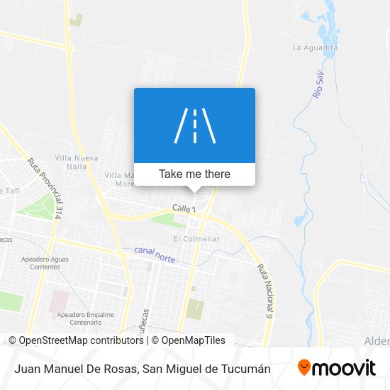 Juan Manuel De Rosas map