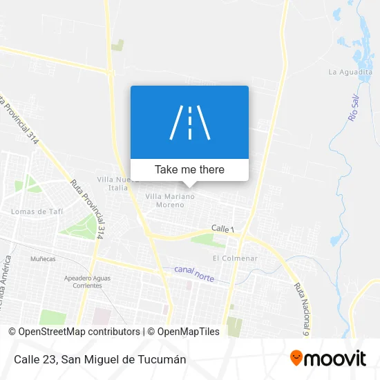 Mapa de Calle 23