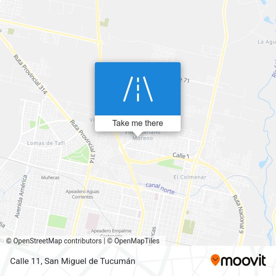 Mapa de Calle 11