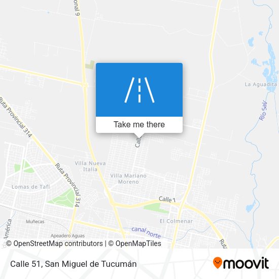 Mapa de Calle 51