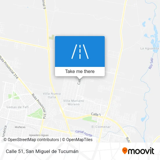 Mapa de Calle 51