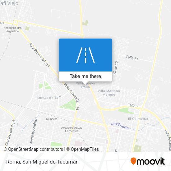 Mapa de Roma