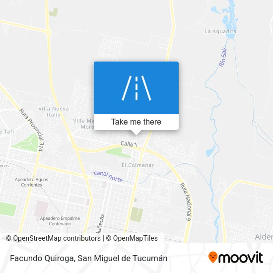 Mapa de Facundo Quiroga