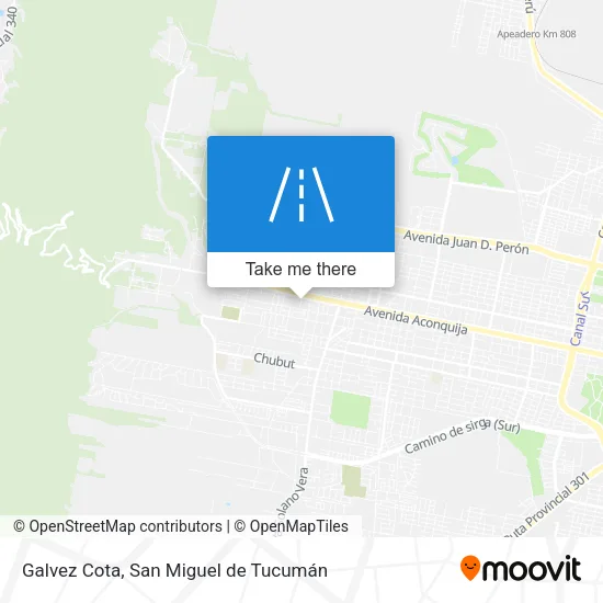 Galvez Cota map