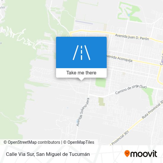Calle Via Sur map