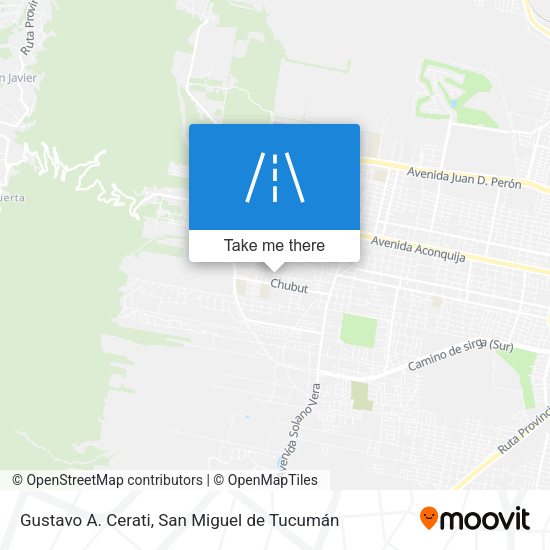 Gustavo A. Cerati map