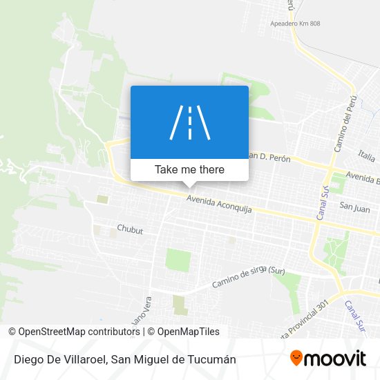 Mapa de Diego De Villaroel