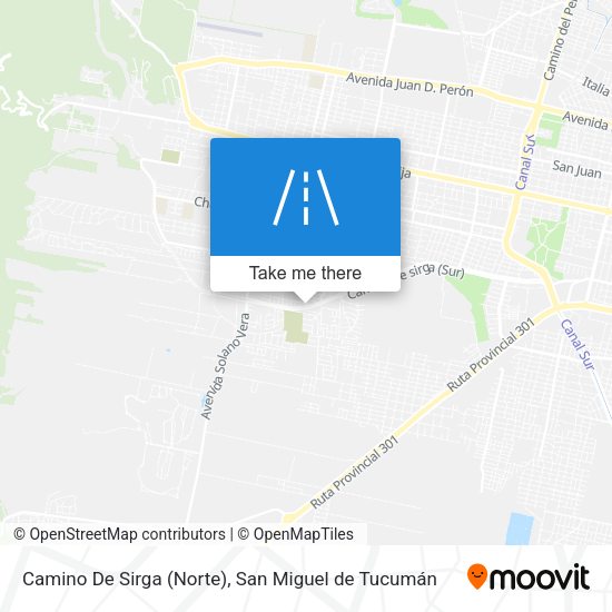 Mapa de Camino De Sirga (Norte)
