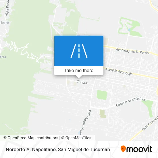 Mapa de Norberto A. Napolitano