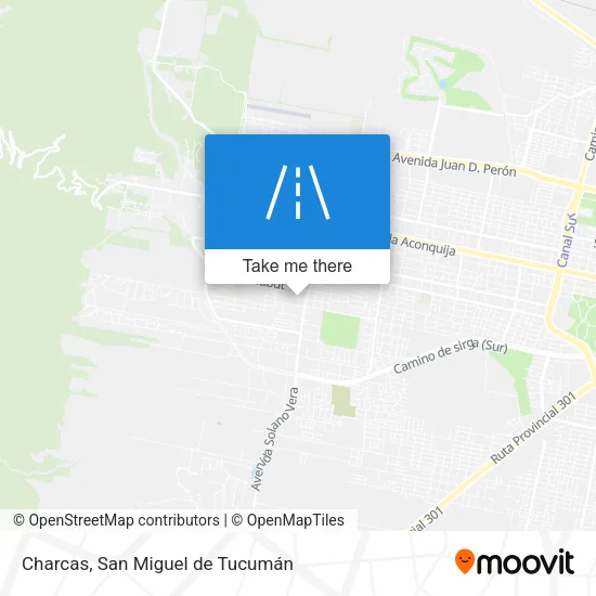 Mapa de Charcas